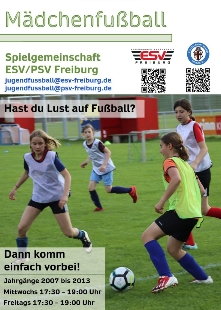 Read more about the article Kommt zum Mädchenfußball!