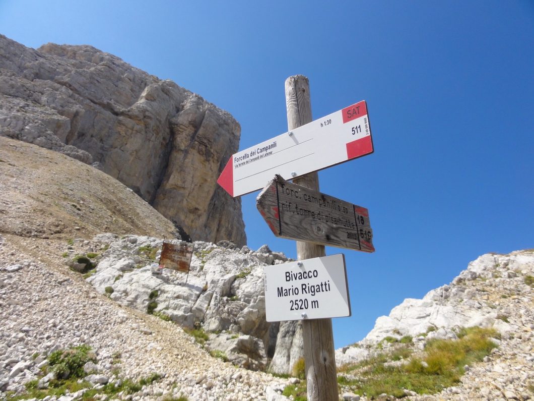 Read more about the article Klettersteig in der Latemargruppe/Südtirol